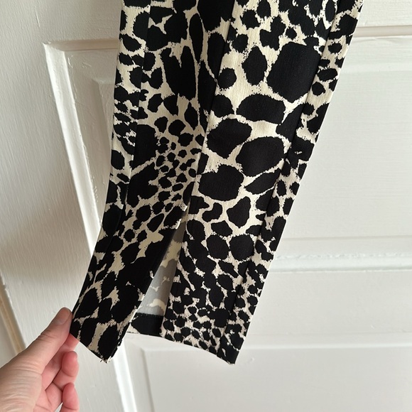 Who What Wear Spotted Pants with Split Hem - Picture 3 of 5